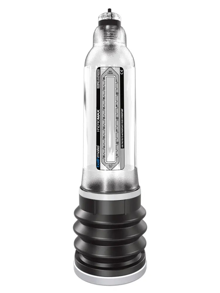 Bathmate Hydromax7 hydrotherapy penis pump for enhanced size and stamina.